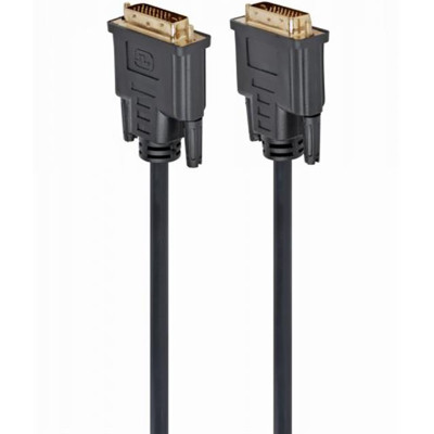 Кабель Cablexpert DVI - DVI (M/M), Dual link, 3 м, чорний (CC-DVI2-BK-10) Кабель Cablexpert DVI - DVI (M/M), Dual link, 3 м, чорний (CC-DVI2-BK-10)