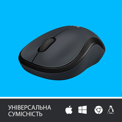 Мышь беспроводная Logitech M220 Silent Charcoal (910-004878) Мышь беспроводная Logitech M220 Silent Charcoal (910-004878)