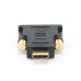 Адаптер Cablexpert HDMI - DVI (M/M), Black (A-HDMI-DVI-1) Адаптер Cablexpert HDMI - DVI (M/M), Black (A-HDMI-DVI-1)