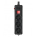 Фільтр живлення Gembird Pro (SPG3-G-6B-PRO) 3 розетки, 1.8м, чорний