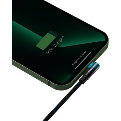 Кабель Baseus MVP 2 USB - Lightning (M/M), 2.4A, 2 м Black/Blue (CAVP000121) Кабель Baseus MVP 2 USB - Lightning (M/M), 2.4A, 2 м Black/Blue (CAVP000121)