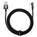 Кабель Baseus MVP 2 USB - Lightning (M/M), 2.4A, 2 м Black (CAVP000101)