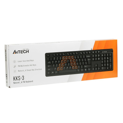 Клавіатура A4Tech KK-3 Black