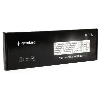 Клавіатура Gembird KB-MCH-03-W-UA Ukr White