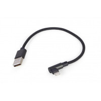 Кабель Cablexpert USB - Lightning (M/M), 0.2 м, чорний (CC-USB2-AMLML-0.2M) Кабель Cablexpert USB - Lightning (M/M), 0.2 м, чорний (CC-USB2-AMLML-0.2M)