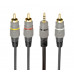 Аудіо-кабель Cablexpert 3.5 мм - 3хRCA (M/M), 1.5 м, Black (CCAP-4P3R-1.5M)