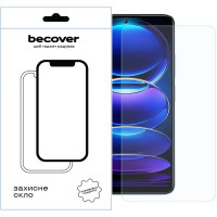 Захисне скло BeCover для Xiaomi Redmi Note 12 4G/Note 12 5G/Poco X5 5G Crystal Clear Glass 3D (709254)