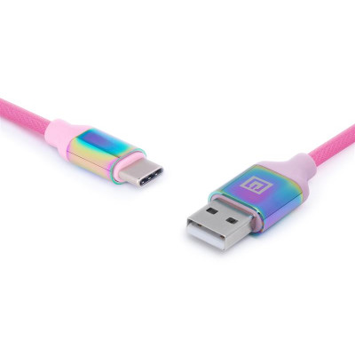 Кабель REAL-EL Premium USB - USB Type-C (M/M), 1 м, Rainbow (EL123500050) Кабель REAL-EL Premium USB - USB Type-C (M/M), 1 м, Rainbow (EL123500050)