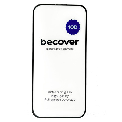Захисне скло BeCover для Apple iPhone 15 10D Black (711329) Захисне скло BeCover для Apple iPhone 15 10D Black (711329)