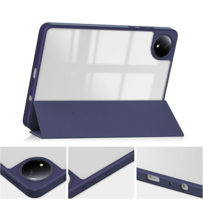 Чохол-книжка BeCover Soft Edge TPU для Xiaomi Redmi Pad SE 8.7 Deep Blue (712565) Чохол-книжка BeCover Soft Edge TPU для Xiaomi Redmi Pad SE 8.7 Deep Blue (712565)