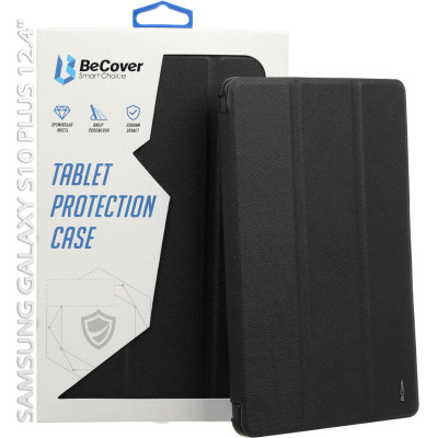 Чохол-книжка BeCover Smart Case для Samsung Galaxy Tab S10 Plus SM-X820/SM-X826 Black (712232) Чохол-книжка BeCover Smart Case для Samsung Galaxy Tab S10 Plus SM-X820/SM-X826 Black (712232)