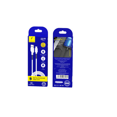Кабель SkyDolphin S27L Spring Anti-Brake USB - USB Type-C (M/M), 1 м, White (SDUSB-000610) Кабель SkyDolphin S27L Spring Anti-Brake USB - USB Type-C (M/M), 1 м, White (SDUSB-000610)