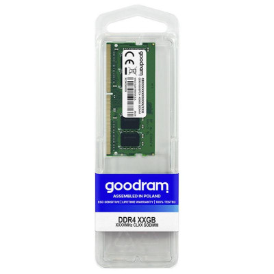 Модуль пам`яті SO-DIMM DDR4 8GB/3200 Goodram (GR3200S464L22S/8G) Модуль пам`яті SO-DIMM DDR4 8GB/3200 Goodram (GR3200S464L22S/8G)