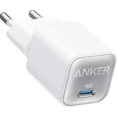 Мережевий зарядний пристрій Anker PowerPort 511 Nano III White, 30 W USB Type-C (A2147G21)