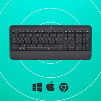 Клавиатура беспроводная  Logitech Signature K650 US Graphite USB (920-010945)