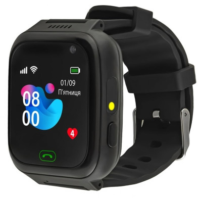 Дитячий смарт-годинник Garmix PointPRO-100 WiFi Black Дитячий смарт-годинник Garmix PointPRO-100 WiFi Black