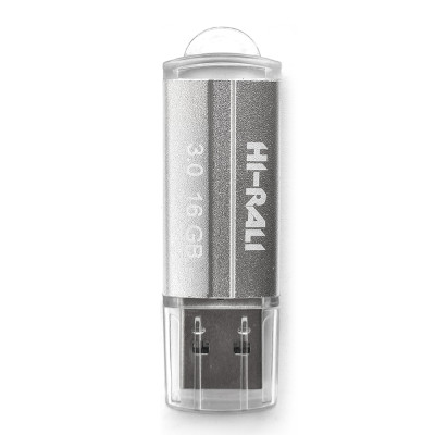 Флеш-накопичувач USB3.0 16GB Hi-Rali Corsair Series Silver (HI-16GB3CORSL)