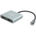 Адаптер Blueendless USB Type-C - 2xHDMI (M/F) Grey (CA913831)