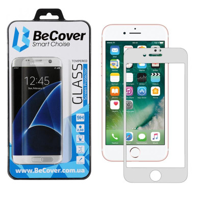 Захисне скло BeCover для Apple iPhone SE 2020/8/7 White (701041) Захисне скло BeCover для Apple iPhone SE 2020/8/7 White (701041)