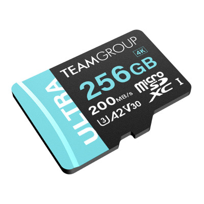 Карта пам`ятi MicroSDXC 256GB UHS-I/U3 Class 10 Team Ultra R200/W150MB/s + SD-адаптер (TULMSDX256GIA2V3022503) Карта пам`ятi MicroSDXC 256GB UHS-I/U3 Class 10 Team Ultra R200/W150MB/s + SD-адаптер (TULMSDX256GIA2V3022503)