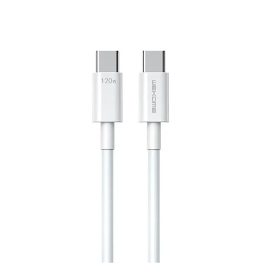 Кабель WK WDC-175 USB Type-C - USB Type-C (M/M), 1.2 м, 20 W, White (6941027640012) Кабель WK WDC-175 USB Type-C - USB Type-C (M/M), 1.2 м, 20 W, White (6941027640012)