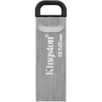 Флеш-накопичувач USB3.2 512GB Kingston DataTraveler Kyson Silver/Black (DTKN/512GB) Флеш-накопичувач USB3.2 512GB Kingston DataTraveler Kyson Silver/Black (DTKN/512GB)