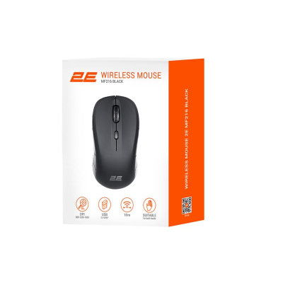 Миша бездротова 2E MF216 WL Black (2E-MF216WB) Миша бездротова 2E MF216 WL Black (2E-MF216WB)