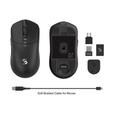 Миша бездротова Bloody R72 Pro Black Миша бездротова Bloody R72 Pro Black