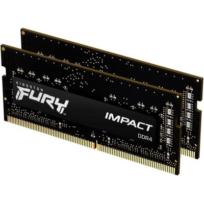 Модуль пам`ятi SO-DIMM DDR4 2x16GB/3200 Kingston Fury Impact (KF432S20IBK2/32) Модуль пам`ятi SO-DIMM DDR4 2x16GB/3200 Kingston Fury Impact (KF432S20IBK2/32)