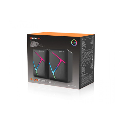 Акустична система REAL-EL S-75 Black Акустична система REAL-EL S-75 Black