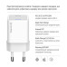 Мережевий зарядний пристрій ColorWay GaN Mini 20W PD Port PPS USB-C White (CW-CHS059PD-WT)