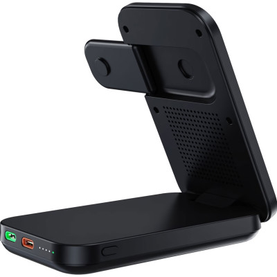 Універсальна мобільна батарея Choetech Magnetic 10000mAh Qi-2 15W Black (B750-CCBK)