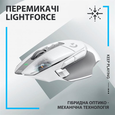 Миша бездротова Logitech G502 X Lightspeed White (910-006189) Миша бездротова Logitech G502 X Lightspeed White (910-006189)