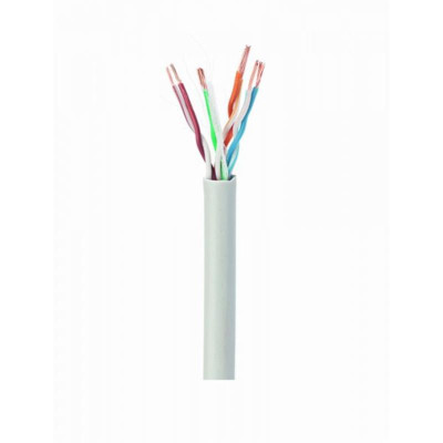 Кабель вита пара Cablexpert (UPC-5004E-L) CAT5e, багатожильний, алюміній під міддю (CCA с AWG24), неекранірований, 305м Кабель вита пара Cablexpert (UPC-5004E-L) CAT5e, багатожильний, алюміній під міддю (CCA с AWG24), неекранірований, 305м