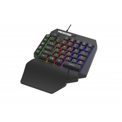 Клавiатура Maxxter KBG-OH-01B-UA Black Клавiатура Maxxter KBG-OH-01B-UA Black