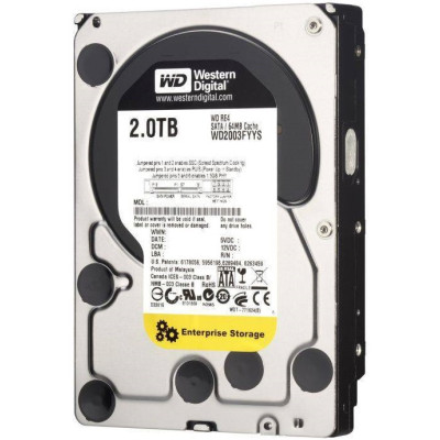 Накопичувач HDD SATA 2.0TB WD RE 7200rpm 128MB (WD2004FBYZ) Накопичувач HDD SATA 2.0TB WD RE 7200rpm 128MB (WD2004FBYZ)