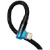 Кабель Baseus MVP 2 USB Type-C - Lightning (M/M), 20W, 1 м Black/Blue (CAVP000221) Кабель Baseus MVP 2 USB Type-C - Lightning (M/M), 20W, 1 м Black/Blue (CAVP000221)