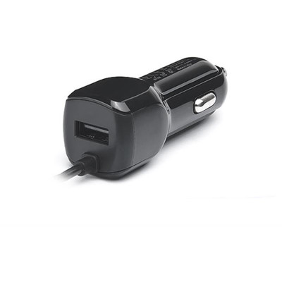 Автомобільний зарядний пристрій REAL-EL CA-17 (2USB, 2.1A) Black + кабель Lightning Автомобільний зарядний пристрій REAL-EL CA-17 (2USB, 2.1A) Black + кабель Lightning