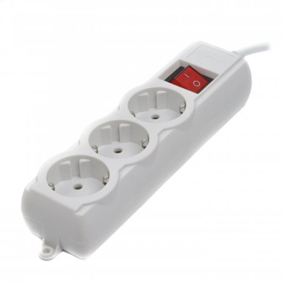 Фільтр живлення Gembird Pro (SPG3-G-10G-PRO) 3 розетки, 3м, сірий Фільтр живлення Gembird Pro (SPG3-G-10G-PRO) 3 розетки, 3м, сірий