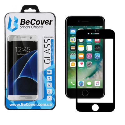 Захисне скло BeCover для Apple iPhone SE 2020/8/7 Black (701040) Захисне скло BeCover для Apple iPhone SE 2020/8/7 Black (701040)