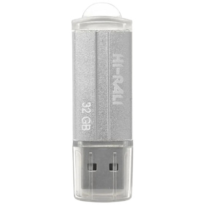 Флеш-накопичувач USB 32GB Hi-Rali Corsair Series Silver (HI-32GBCORSL)