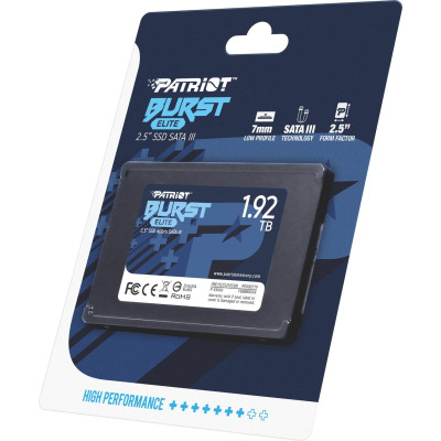 Накопичувач SSD 1.92TB Patriot Burst Elite 2.5 Накопичувач SSD 1.92TB Patriot Burst Elite 2.5