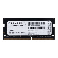 Модуль пам`ятi SO-DIMM DDR4 8GB/3200 Prologix (PRO8GB3200D4S) Модуль пам`ятi SO-DIMM DDR4 8GB/3200 Prologix (PRO8GB3200D4S)