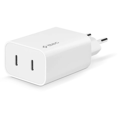 Мережевий зарядний пристрій Ttec SmartCharger Duo PD USB-C 40W White (2SCS27B) Мережевий зарядний пристрій Ttec SmartCharger Duo PD USB-C 40W White (2SCS27B)