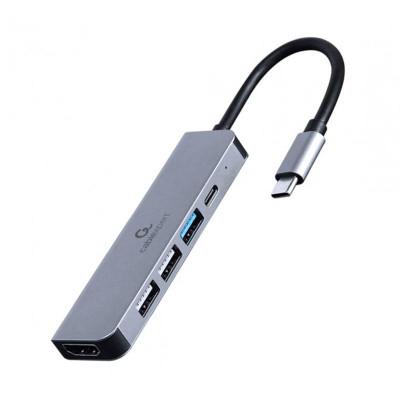 Док-станція Cablexpert USB-C 5-в-1 (A-CM-COMBO5-03) USB/HDMI/PD Док-станція Cablexpert USB-C 5-в-1 (A-CM-COMBO5-03) USB/HDMI/PD