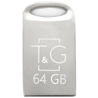 Флеш-накопичувач USB 64GB T&G 105 Metal Series Silver (TG105-64G) Флеш-накопичувач USB 64GB T&G 105 Metal Series Silver (TG105-64G)
