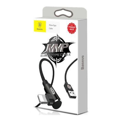 Кабель Baseus MVP USB - Lightning (M/M), 1.5A, 2 м Black (CALMVP-A01) Кабель Baseus MVP USB - Lightning (M/M), 1.5A, 2 м Black (CALMVP-A01)