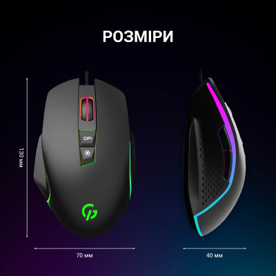 Миша GamePro Nitro GM365 Black Миша GamePro Nitro GM365 Black