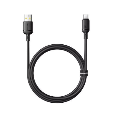 Кабель Baseus Silky USB - USB Type-C (M/M), 100W, 1 м Black (6932172668747) Кабель Baseus Silky USB - USB Type-C (M/M), 100W, 1 м Black (6932172668747)