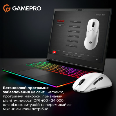 Миша бездротова GamePro Genesis Avenger White (GM096W) Миша бездротова GamePro Genesis Avenger White (GM096W)